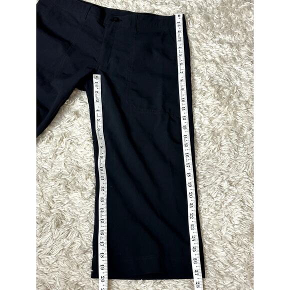 Patagonia Women Sz 6 Black Cropped Capri Cargo Athletic Outdoor Hiking Comfort - Picture 4 of 12